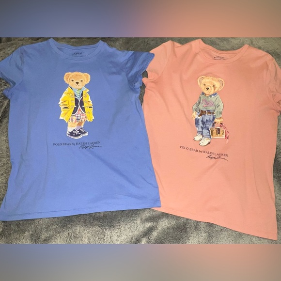 Ralph Lauren Polo Bear Jersey Cotton Tees - Picture 1 of 3